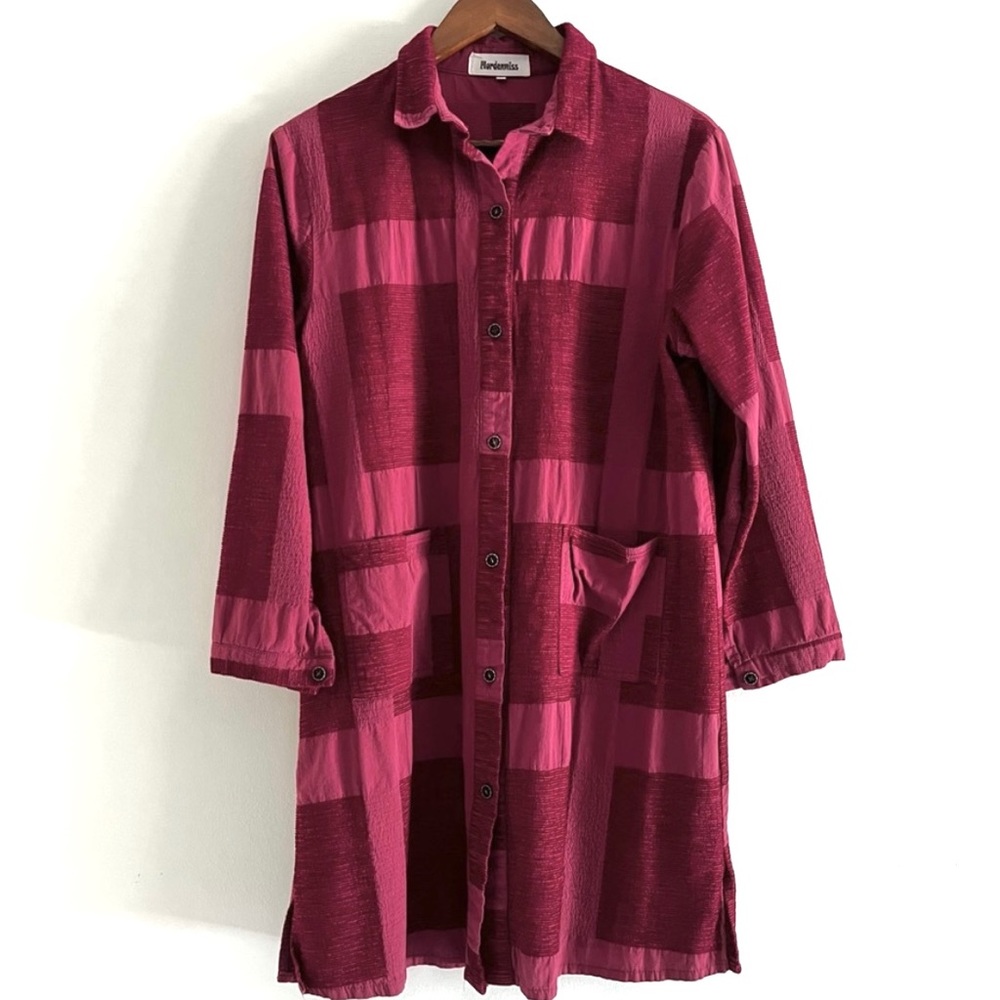 Mordenmiss Textured Colorblock Tunic/Dress